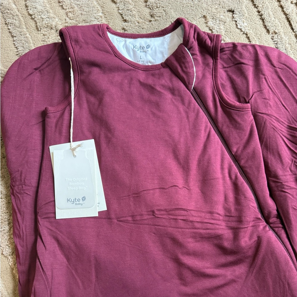 Kyte Baby Bamboo Sleep Bag - Maroon NWT